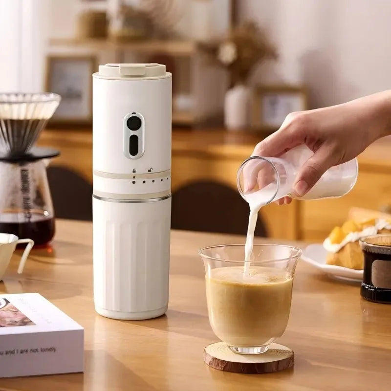 Machine à Café Portable Sans Fil avec Broyeur Intégré